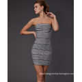 Sheath Column Short Mini Strapless Bandage Dresses